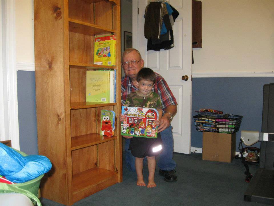 Sarge, the Oldest Member of the Family with the Youngest Member of the Family...